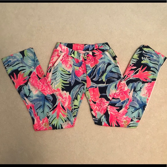 Lilly Pulitzer Madeira Pant High Tide Tropicolada - Picture 6 of 6